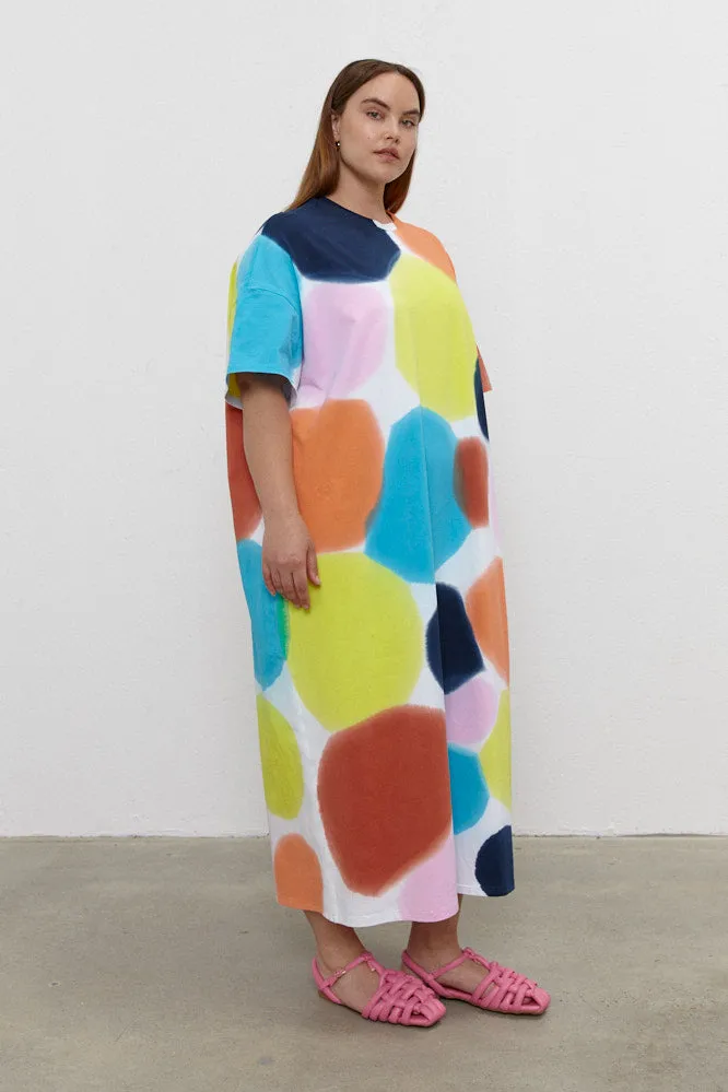 Adele Maxi Shift Dress - Multi Colours