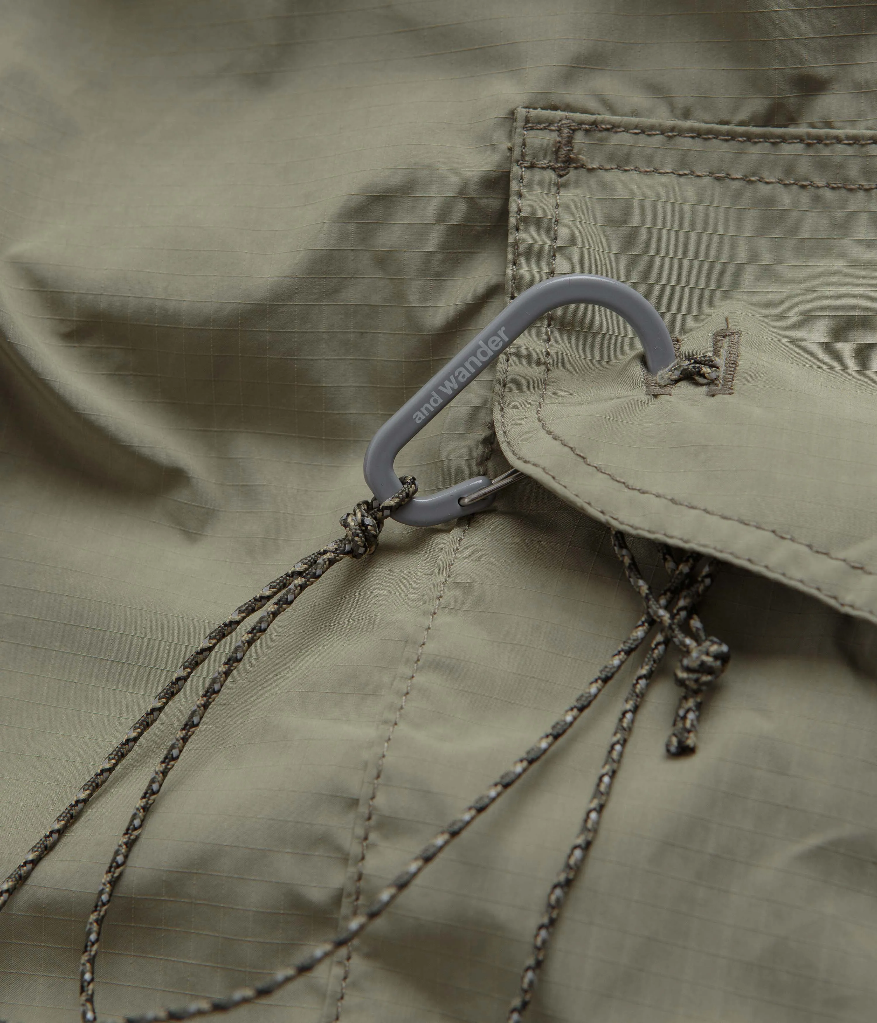 and wander Oversized Cargo Pants - Light Beige