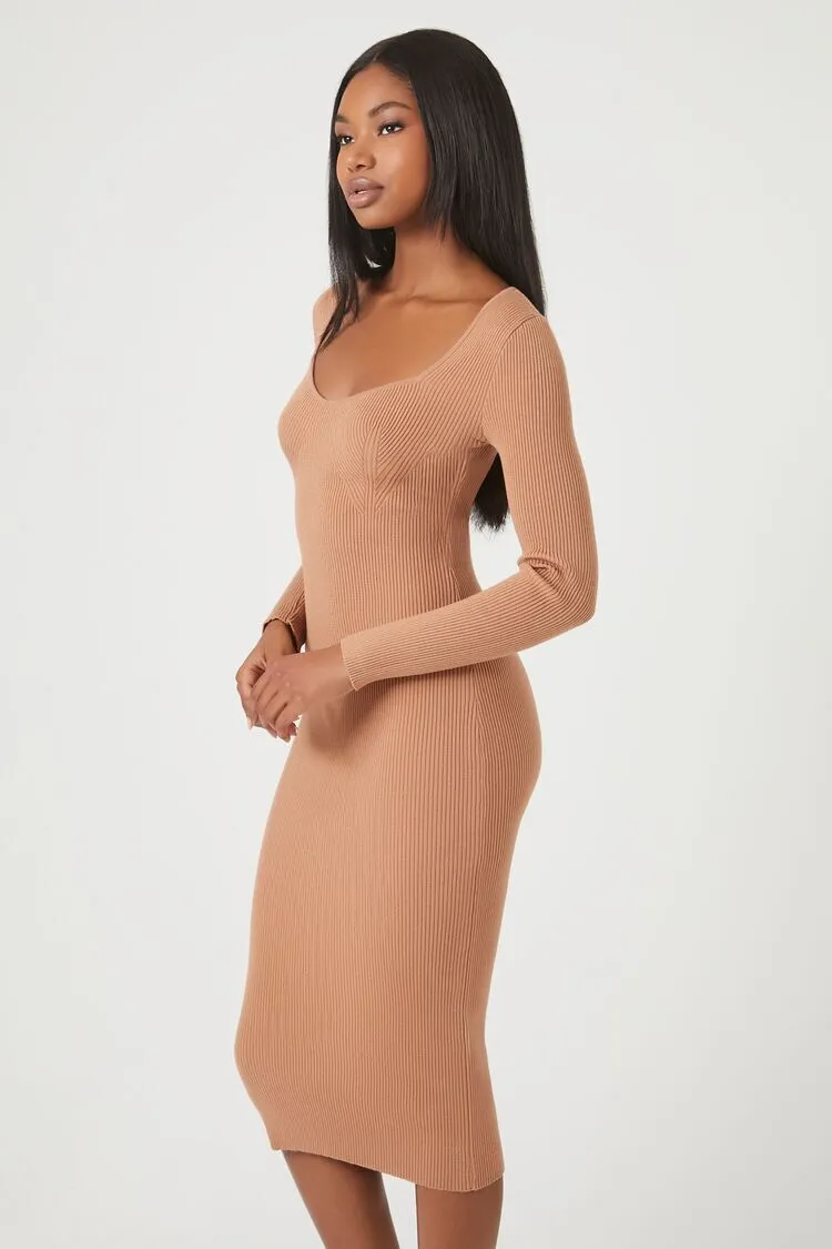 Bodycon Midi Sweater Dress