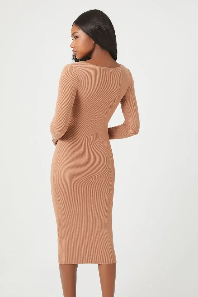 Bodycon Midi Sweater Dress