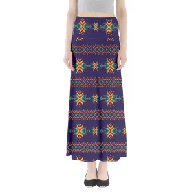 Dream of Ancestors Indigo Full Length Maxi Skirt