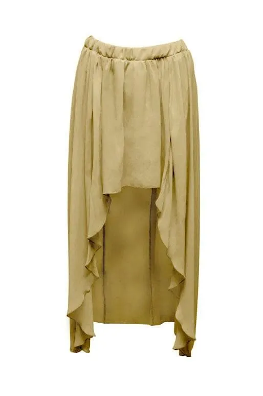 Ladies Flared High-Low Skirt