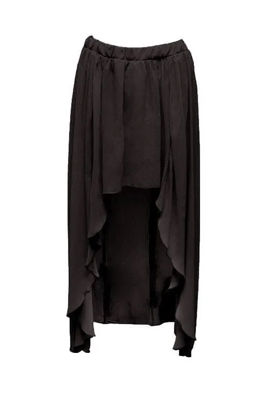 Ladies Flared High-Low Skirt