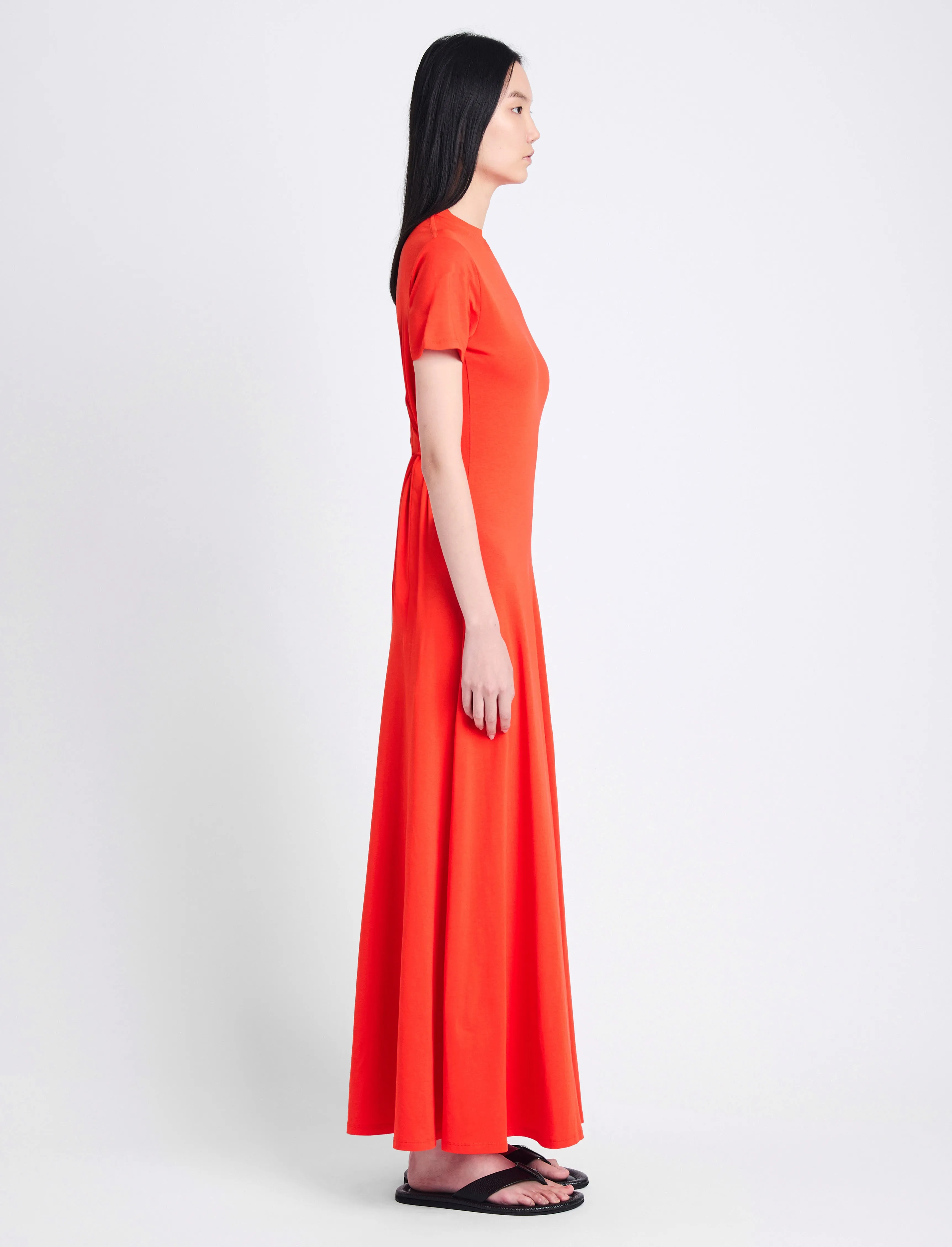 Proenza Schouler White Label Noelle Dress in Jersey - Poppy