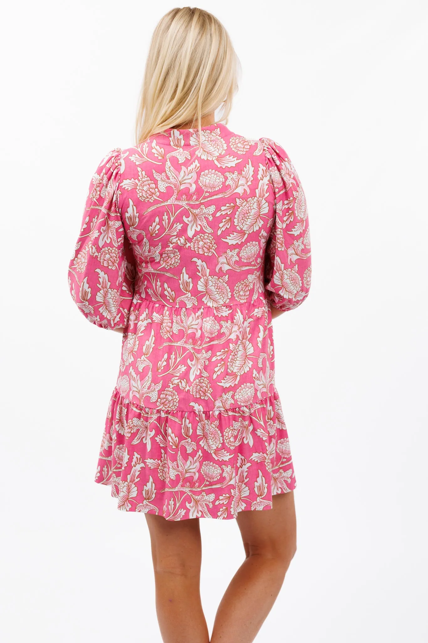 The Tory Dress - Tuileries Bloom Pink